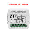 GIRIER Tuya ZigBee 3.0 Smart Curtain Switch Module for Roller Blinds Shutter Electric Motor 1/2 Gang Work with Alexa Google Home