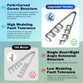 Dual Texture Styling Comb Volumizing Wide-Tooth Curling Tools Hair Roots Fluffy Clip Men and Women Care Styling Accessories