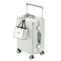 KLQDZMS 20"24"26"28 Inch High Quality Luggage Bag Multifunctional Boarding Box Large Capacity Aluminum Frame Trolley Suitcase