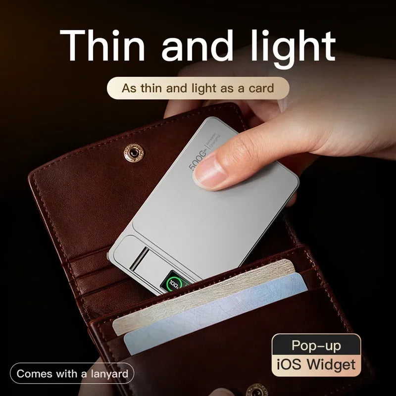 Lenovo 500000mAh Magnetic Power Bank Wireless Super Fast Charging External Battery for Magsafe Powerbank for iPhone 17/16/15/14