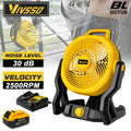 VIVSSO 12 Inch Fan 3 Speed Adjustable Outdoor Camping Table Portable Air Circulators For Dewalt 20V Battery Pins | SAMAG