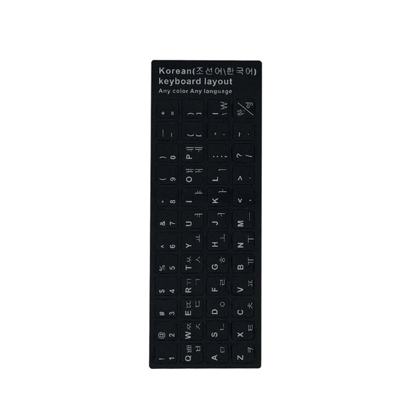 Wear-resistant Keyboard Stickers Spanish/English/Italian/Korean Letter Replacement For Laptop PC