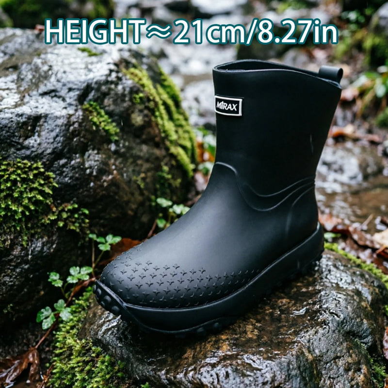Men's Fashionable Anti-Slip Rain Shoes