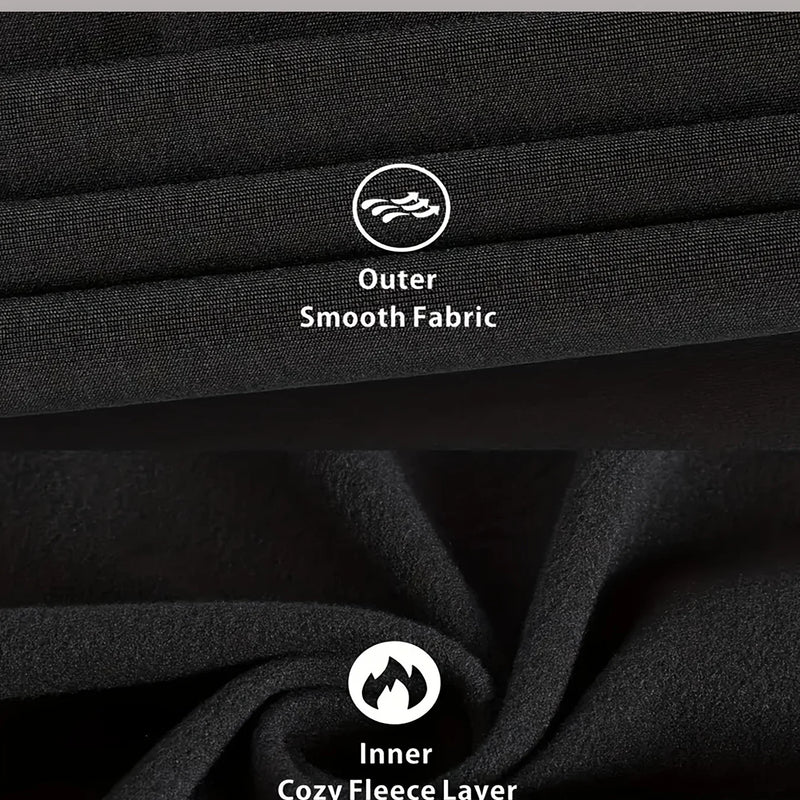 Autumn and winter men's warm suits, elastic training sportswear, high elasticity and freedom, breathable and quick-drying