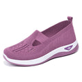 Women's shoes Solid Color Breathable Sneakers, casual sneaker women's summer sneakers, Low-top Knitted Casual Shoes Mom Shoes