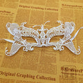 1pcs Hot Sale White Sexy Lace Half Face Masks Various Styles Halloween Masquerade Party Dance Mask Costume