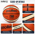 Molten GG7X Basketball Size 7 Indoor and Outdoor Training - View 4 | SAMAG