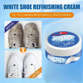 White Shoe Polishing Cream, Sneaker Cleaner and Shine Restorer for Canvas Shoes, Leather Shoes and Sports Shoes