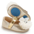 Gold Color Theme Christening baby Shoes for 1 Year Old Newborn Baby Baptismal Shoes for Girl Kids