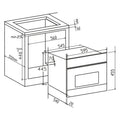 60cm Electric Microwave And Steam And Grill And Convection 11 Functions Touch Control Built-in Oven