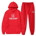 Volcom men's sports and leisure suit fashion autumn new two - piece set hooded - View 6 | SAMAG