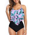 Swimwear Ruffles Women Suits Two Piece Sets Printed | SAMAG