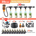 30-5M Garden Adjustable Brass Nozzle Misting Watering System 45/60/80/100W Self-Priming Pump Automatic Cool Irrigation Equipment