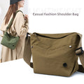 Ultra-light Nylon Crossbody Bag for Women Adjustable Wide Strap Lightweight Women's Bag Zipper Closure Stylish Messenger Bag