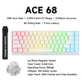MCHOSE ACE 68 Magnetic Switch Gaming Keyboard Hall Effect Rapid Trigger Programmable RGB 8K Hz DKS/MT/TGL/RS/SOCD Keyboard