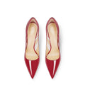 2026 Spring and Autumn New Women's High Heels Lacquer Leather Pointed Fine Heels Fashion Formal Women's Shoes