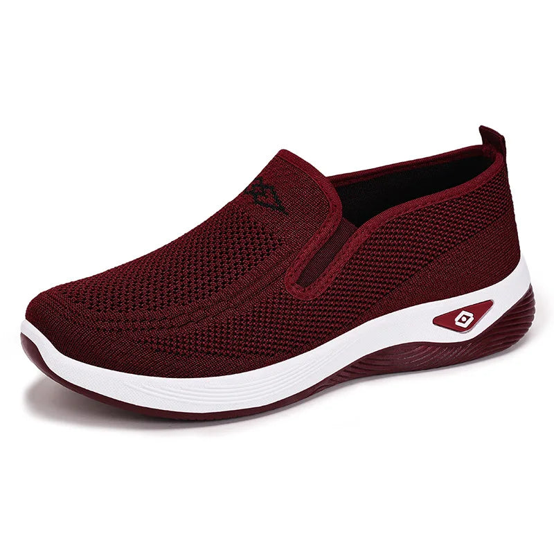 Women Casual Sports Shoes Breathable Lightweight Sneakers Anti-slip Flats Outdoor Running Walking Shoes Female Vulcanized Shoes