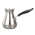 Traditional Turkish Coffee Pot 250-850ml Long Handle Turkish Coffee Maker Insulated Stainless Steel Outdoor Teapot Water Cup