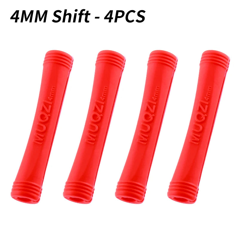 MUQZI 4/8pcs Bicycle Cable Protector Brake Shift Line Frame Protect Sleeve MTB Road Fixed Gear Bike Universal