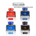 Ostrich 2-Series Fountain Pen Ink, 48ml - Non-clogging Carbon-Free in 4 Colors (Black/Blue/Blue-Black/Red)