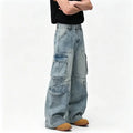 Men'S Spring And Summer Multi Pocket Workwear Design | SAMAG