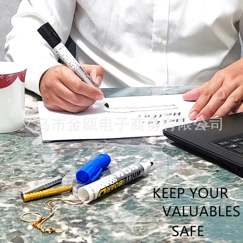 NEW Blue Marker Safe Secret Stashs Container Large Security Hiddens Storage Pen Pills Box Money Compartment - View 2 | SAMAG