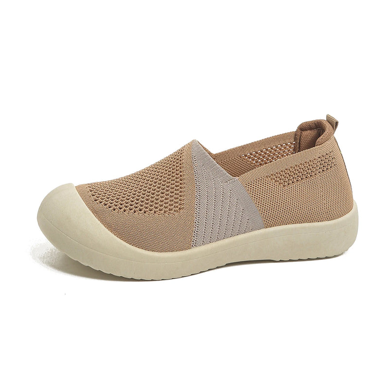 Women's Shoes Summer 2026 Single Shoes Dual-Tone Breathable Design Petite Fragrance Style Comfortable Footwear Shoes Woman