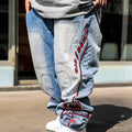 ACUSA Jeans Stacked Embroidered Washed Denim 633 Version | SAMAG