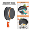 Outdoor 2-3 Person Kettle Set Camping Cookware Outdoor Camping Cookware Portable Combination Cookware Set Camping Tableware