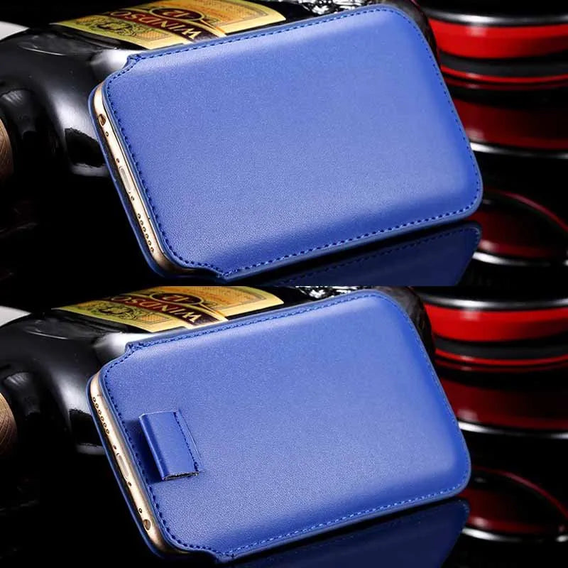 Mobile Phone Bag For BlackBerry Motion Aurora Case Universal Leather Sleeve Coque For BlackBerry DTEK60 Leap DTEK50 Pouch Case