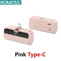 ROMOSS 500000mAh Capsule Power Bank Portable Large Capacity Super Fast Charging Mini External Battery for iPhone Huawei Samsung