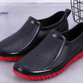 Men's Rain Boots Short Tube Anti-slip Waterproof Kitchen Shoes Work Shoes Fishing Shoes Construction Wear Resistant Rubber Shoes