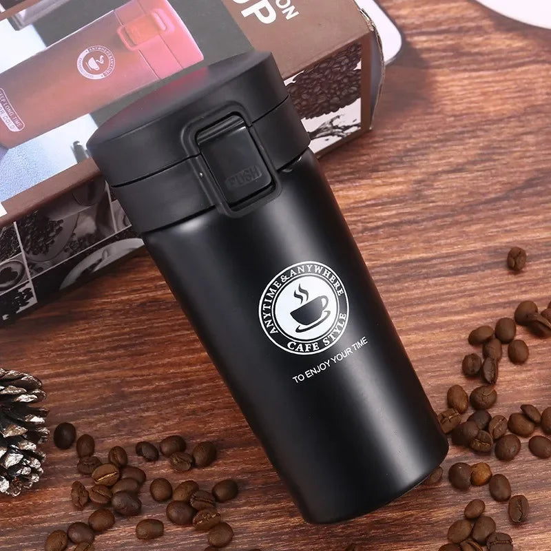 380ml Thermos Coffee Mug 304 Stainless Steel Thermos Bottle Vacuum Flask Insulated Cup Thermal Water Bottle For Outdoor Travel