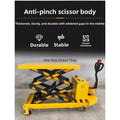 -hydraulic lifting platform car tool car 220V/12V hand push scissor lift working platform