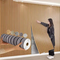 Waterproof Wall Stickers Moisture-proof 40cm Width Foam Wall Stickers Thick Foam Peel and Stick Self-adhesive Wallpaper Ceiling