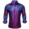 Men's fashionable business shirt with iridescent paisley | SAMAG