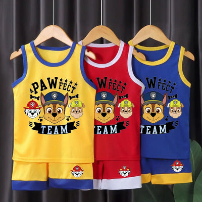 PAW Patrol Boys Basketball Clothes Sets Summer Kids | SAMAG