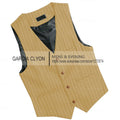 Mens Suit Vest 1920s Mens Vest Slim Fit Formal Business Gangster Waistcoat Striped Tops Cropped Tank Tops 2024 Vests
