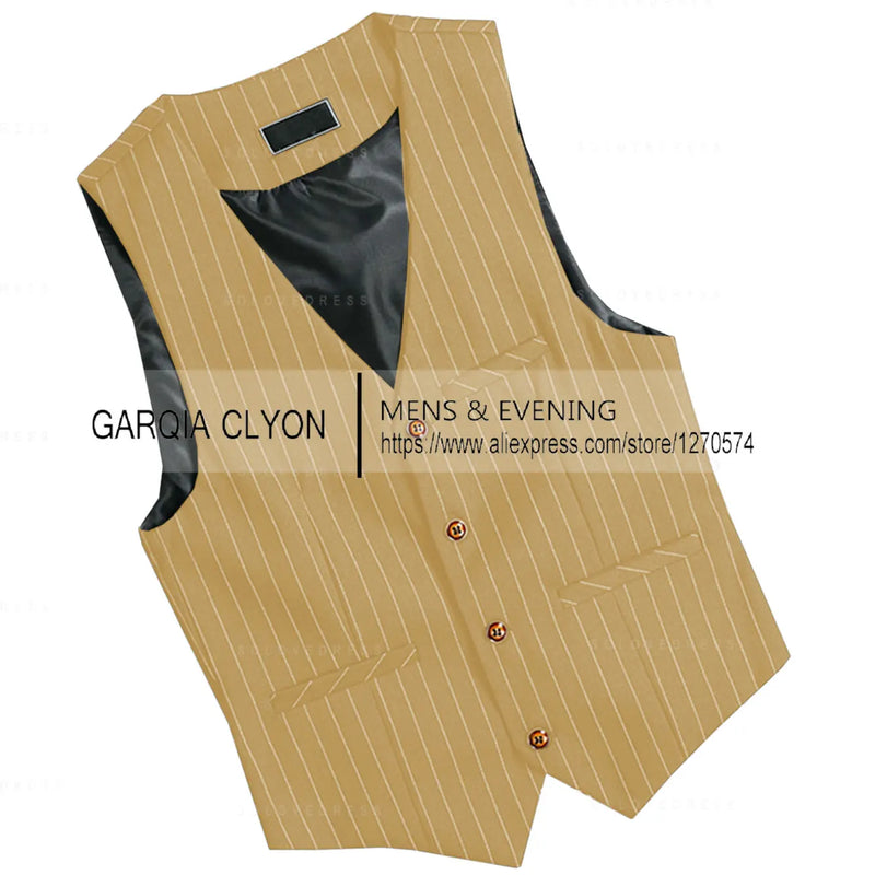 Mens Suit Vest 1920s Mens Vest Slim Fit Formal Business Gangster Waistcoat Striped Tops Cropped Tank Tops 2024 Vests