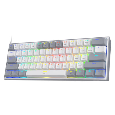 Redragon K617 Fizz 60% Wired RGB Gaming Keyboard, 61 Keys | SAMAG