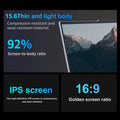 2026 intel Core i9-9900/i3-6100 15.6" Laptop 16GB RAM 1/2TB SSD Windows 11 Pro Fingerprint Unlock Office game Backlight Laptop