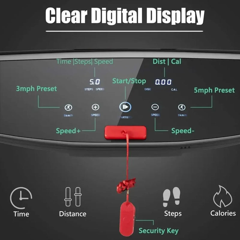 Space - Saving Electric Treadmill with App Control - View 5 | SAMAG