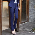 Summer Thin Draped Slim Work Trousers for Women Straight | SAMAG