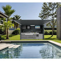 Professional Waterproof Aluminum Outdoor Kitchen Cabinets BBQ Pod Flame Tamer Safety Storage Durable for Cuisine Use Customize