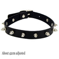 Woman Black Punk Choker Collar Necklace Sexy PU Leather Heart Lock Key Spike Chocker Gothic Cosplay Accessories Party Jewelry