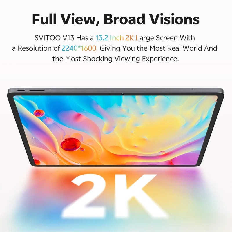 SVITOO Tablet Android 16 13 Inch 2240 x 1600 2K 90Hz - View 3 | SAMAG