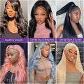 36 40 Inch Body Wave 13x6 HD Lace Frontal Wigs Human Hair 360 5x5 Closure Brazilian 13x4 Lace Front Preplucked Wig 200% Density