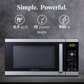900W Countertop Microwave Oven, 0.9 Cu Ft with Auto Cook & Defrost, Easy Clean & Child Lock