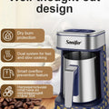 Turkish Coffee Maker Sonifer SF-3591 700W 250ml SUS304 Stainless Steel Pot Anti Spill Temperature Control Home Coffee Machine