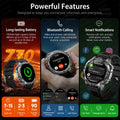 2026New Military Tank GPS SmartWatch Offline Map 10ATM Swim 2GB RAM Music Altitude Compass Bt Call Fitness Sports Smartwatch Men